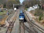 AMTK 187 leads train P080-08 at Boylan